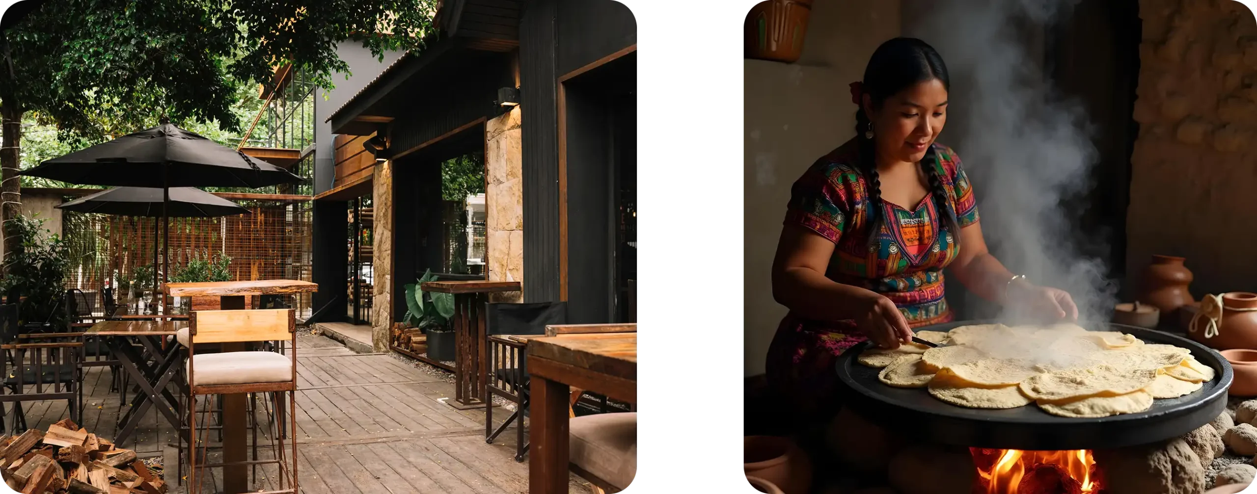 El Gran Nacional restaurante en Montalia: gastronomía de alta calidad, tributo cultural y experiencia entre brasas, con volcanes como testigos en el complejo familiar